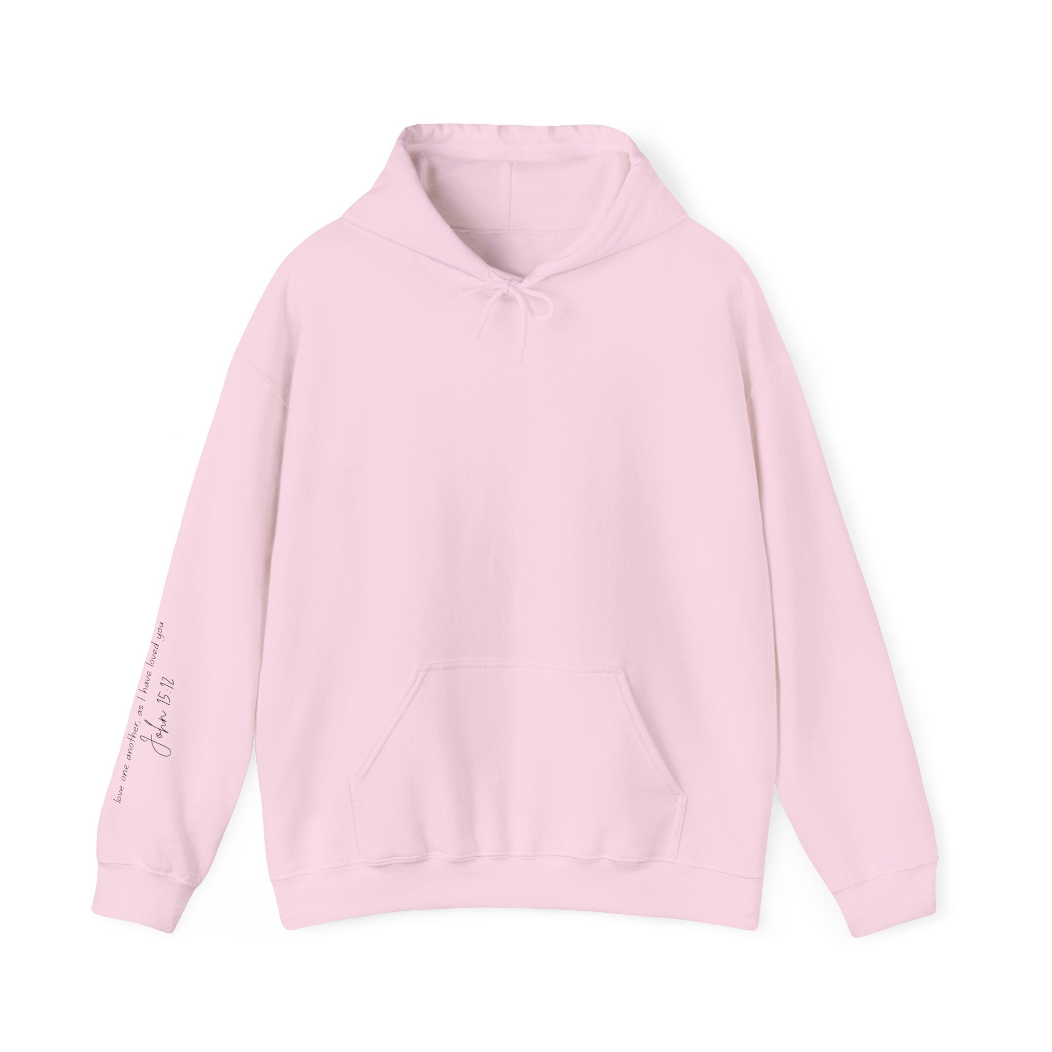 Floral Cross Hoodie — Vintage Rose Christian Faith Sweatshirt